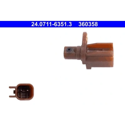 Kuva ATE 24.0711 6351.3 ABS Anturi ilman kaapelia FORD: KUGA 2, C Max FOCUS 3, VOLVO: V40 Hatchback
