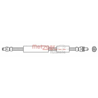 Kuva METZGER 4112535 Jarruletku 395 M10 x 1 FORD: Puma