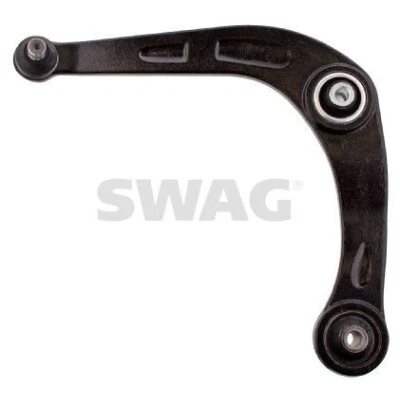 Kuva SWAG 62 73 0025 Alatukivarsi laakerilla Etuakseli, vasen, Alla Poikittaistukivarsi Teräsvalu PEUGEOT: 206 Hatchback, SW