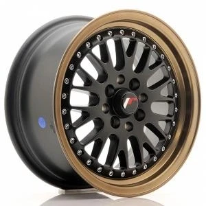 Kuva Japan Racing JR10 Matt Black Bronze LIP 7x16 4/100 ET30 B67.1