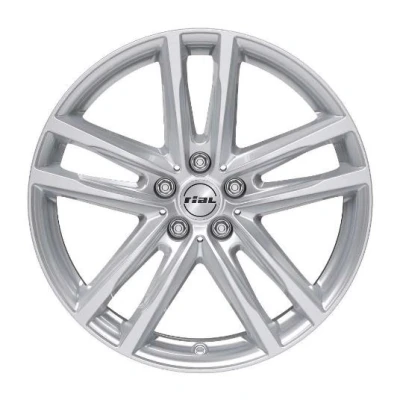 Kuva Rial X10 Polar Silver 7x18 5/112 ET43 B57.1