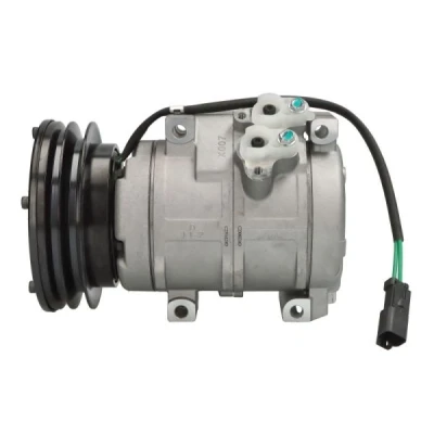 Kuva THERMOTEC KTT090529 Ilmastoinnin Kompressori 10S17C 24V PAG 46 R134a magneettikytkimellä