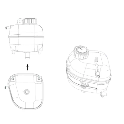Kuva NRF 454041 Paisuntasäiliö kannella MINI: Hatchback