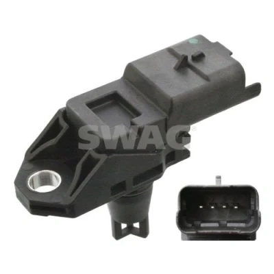 Kuva SWAG 50 10 6021 Tunnistin, Imusarjapaine VOLVO: V50, S80 II, V70 3, PEUGEOT: 3008 I, 208 I Hatchback, 207 CC, FORD: S Max Mk1, MONDEO 4 Turnier