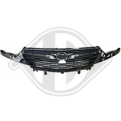 Kuva DIEDERICHS 1851040 Etusäleikkö musta OPEL: Grandland X (A18) 1.2, 1.6 Turbo D, 2.0 1.5 Turbo, Hybrid4