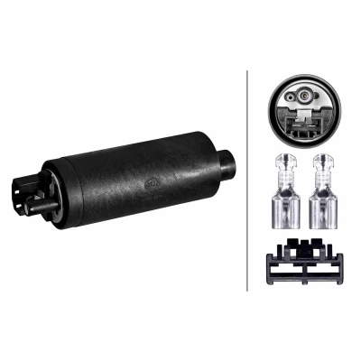 Kuva HELLA 8TF 358 306 381 Polttoainepumppu Sähköinen Bensiini Ilman tiivisteitä AUDI: V8