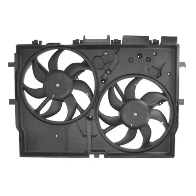Kuva THERMOTEC D8F022TT Jäähdyttimen Tuuletin Autoihin ilman ilmastointilaitetta 390/390, 390 12 200/300 Jäähdytystuulettimen kehällä