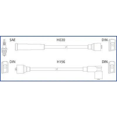 Kuva HITACHI 134227 Sytytysjohto DAEWOO: Matiz I Hatchback