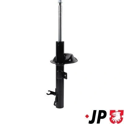 Kuva JP GROUP 1542104580 Iskunvaimentimet Etuakseli, oikea Kaasupaine Kaksiputki Joustintuki Tappi ylhäällä FORD: Focus Mk1 Farmari, Hatchback