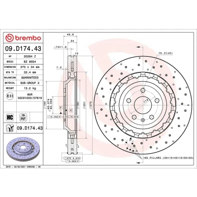 Kuva BREMBO C 56 029 Kytkin Pääsylinteri