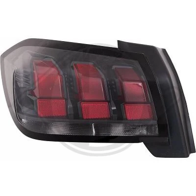 Kuva DIEDERICHS 4228093 Takavalot Vasen P21/5W, PY21W, W16W Ilman lampun kantaa