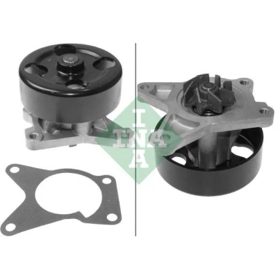 Kuva INA 538 0524 10 Vesipumppu Hihnapyörällä Moniurahihnavedolle NISSAN: Qashqai / Qashqai+2 I, 2, Tiida Sedan, RENAULT: LAGUNA 3 Grandtour