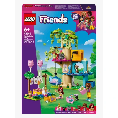 Kuva LEGO Friends 42666 Kissan synttärijuhlat ja puumaja