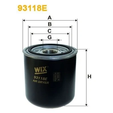 Kuva WIX FILTERS 93118E Ilmakuivain, paineilmalaite RENAULT TRUCKS: Midlum