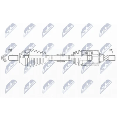 Kuva Vetoakseli NISSAN ALTIMA (l32), Etuakseli, vasen OE