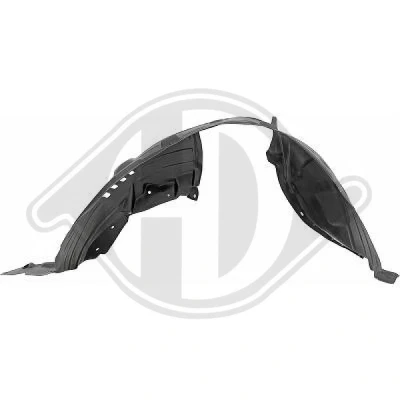 Kuva DIEDERICHS 6045909 Sisälokasuoja Sisempi, Eteen, vasen NISSAN: Qashqai / Qashqai+2 I
