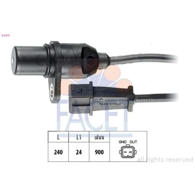 Kuva FACET 9.0279 Kampiakselin Asentotunnistin Made in Italy OE Equivalent HYUNDAI: Getz, ACCENT 2