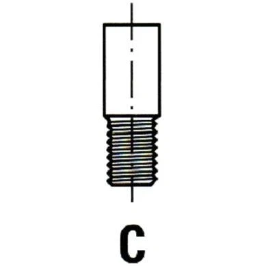 Kuva FRECCIA R3633/SCR Imuventtiili 39,8 venttiilinvarsi kromattu