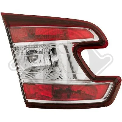 Kuva DIEDERICHS Priority Parts 4465693 Takavalot Vasen Sisä osa polttimoilla Lampun kannalla RENAULT: MEGANE 3 Grandtour