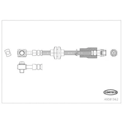 Kuva CORTECO 49381362 Jarruletku 500mm