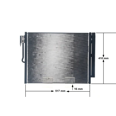 Kuva MAHLE ORIGINAL AC 596 000S Ilmastoinnin Lauhdutin Vedenerottimella 12 8,6 497