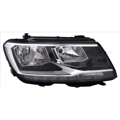 Kuva TYC 20 9997 16 2 Ajovaloumpio Oikea H7/H7, LED Huomiovalolla Sähkömoottorilla, LEDillä