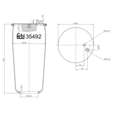 Kuva FEBI BILSTEIN 35492 Metallipalje, ilmajousitus