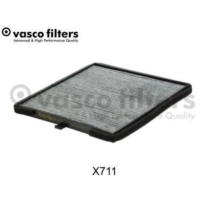 Kuva DAVID VASCO X711 Raitisilmasuodatin Aktiivihiilisuodatin 183 177 12 KIA: Picanto II, I, HYUNDAI: i10 II Hatchback