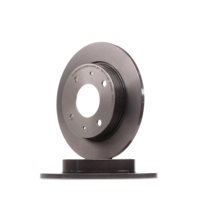 Kuva BREMBO COATED DISC LINE 08.A607.11 Jarrulevyt 250 10 4 täysi pinnoitettu hiiliteräs MITSUBISHI: Colt 6, VI CZC Cabriolet, SMART: Forfour I