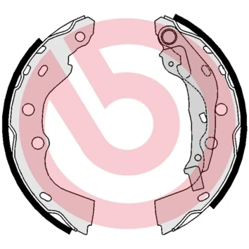 Kuva BREMBO S 78 510 Jarrukengät 200 32 Seisontajarrukahvalla