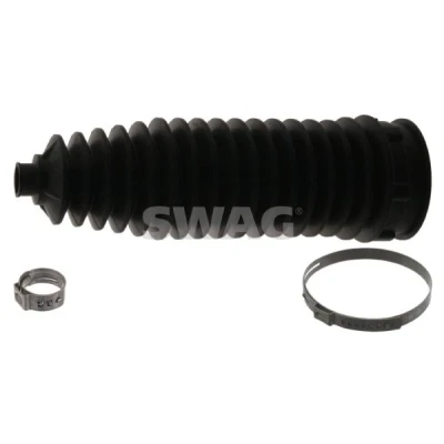 Kuva SWAG 62 93 9237 Paljekumisarja, Ohjaus Thermoplast Etuakseli, vasen, oikea Kuorilla FORD: FIESTA 6, FIAT: Grande Punto Hatchback
