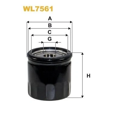 Kuva Öljynsuodatin WIX FILTERS WL7561