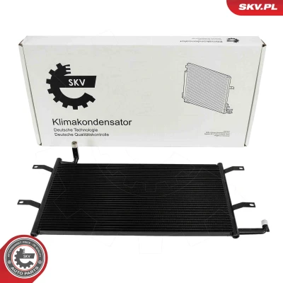 Kuva ESEN SKV 86SKV232 Ilmastoinnin Lauhdutin ilman vedenerotinta Alumiini 637mm