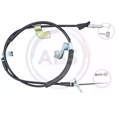 Kuva Vaijeri, käsijarru, Taakse, oikea HONDA STREAM OE 47510S7AG02
