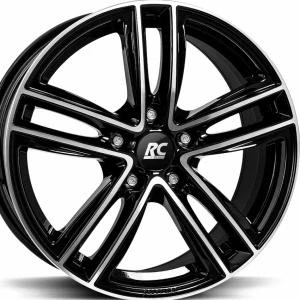 Kuva Brock RC27 Black Full Polish 6x15 5/100 ET35 B57.1 Alumiinivanteet