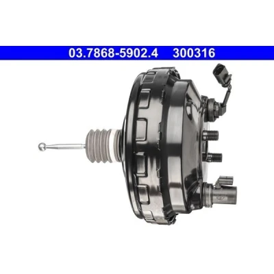 Kuva ATE 03.7868 5902.4 Jarrutehostin 10, 8 T52 Tandem Pneumaattinen