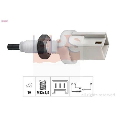 Kuva EPS 1.810.067 Jarruvalokytkin Mekaaninen M12x1,5 Made in Italy OE Equivalent