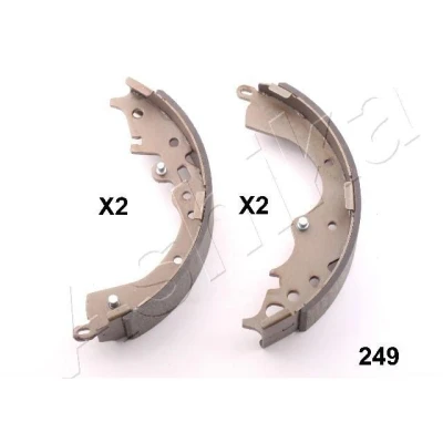 Kuva ASHIKA 55 02 249 Jarrukengät Taka akseli 255 52,2 TOYOTA: HIACE 4 Kasten