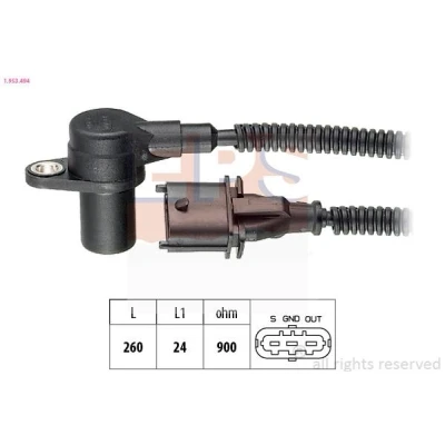 Kuva EPS 1.953.494 Kampiakselin Asentotunnistin Made in Italy OE Equivalent KIA: SORENTO 1, HYUNDAI: H 1 Van