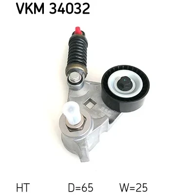 Kuva SKF VKM 34032 Kiristysrulla Kiinnitysmateriaalilla FORD: Transit Mk5 Bussi, MONDEO 3 Kombi, Van, JAGUAR: X Type Sedan