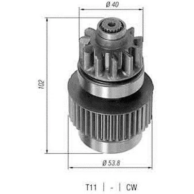 Kuva MAGNETI MARELLI 940113020300 Hammaspyörä, käynnistys