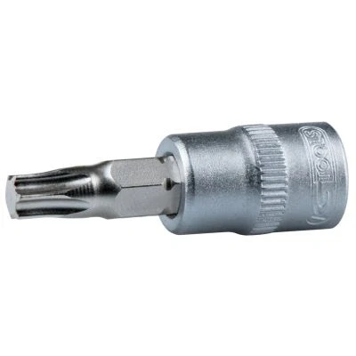 Kuva KS TOOLS 911.1447 Hylsyavain DIN3120, ISO1174 T40 Kromi vanadium teräs Torx pyälletty