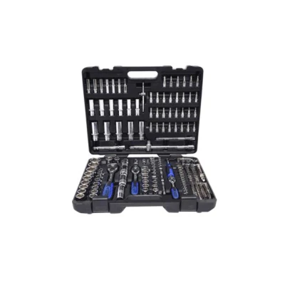 Kuva KS TOOLS 918.0795 Hylsyavainsarja Kuusikulma Kromi vanadium teräs 1/2, 1/4, 3/8 Räikkätoiminnolla neliönmuotoinen (square)