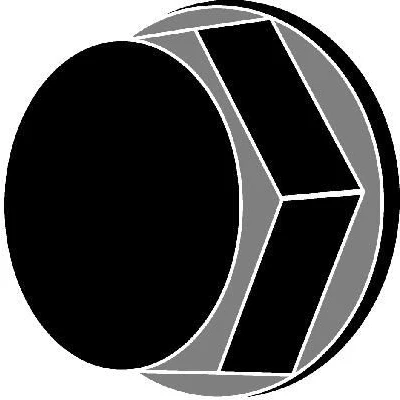 Kuva CORTECO 016758B Kannen Pultit Hammastettu, ulko 9, 1