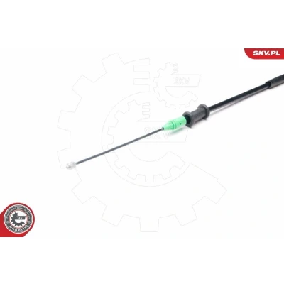 Kuva Vaijeri, käsijarru, Taakse, vasen NISSAN KUBISTAR Skåp, RENAULT KANGOO, KANGOO Express OE 3653 100 Q0B, QAE, 7700 311 698