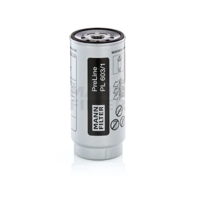 Kuva MANN FILTER PL 603/1 x Polttoainesuodatin Ruuvattava suodatin Tiivisteillä