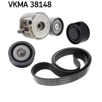 Kuva SKF VKMA 38148 Moniurahihnasarja MERCEDES BENZ: E sarja T modell, Sedan, Sedan