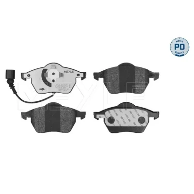 Kuva MEYLE 025 233 9219/PD Jarrupalat PD Quality Etuakseli Sis. kulumisenilmaisimen Huudonvaimennuspellillä VOLKSWAGEN: Golf 4 Variant,