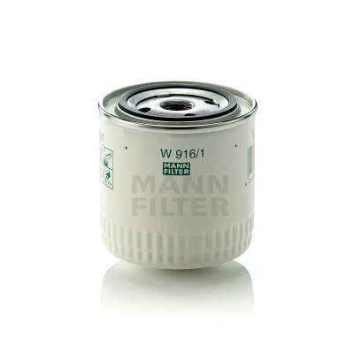 Kuva MANN FILTER W 916/1 Öljynsuodatin 3/4 16 UNF yhdellä peruutuksenestoventtiilillä Ruuvattava suodatin FORD: Taunus &#039;80, Sierra Mk2 Sedan