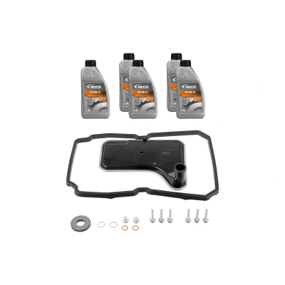 Kuva VAICO V45 0138 Tarvikesarja, Öljynvaihto Automaattivaihteisto Tiivisteillä öljymäärä vakioöljynvaihtovälille, Tiivisterenkaalla EXPERT KITS +